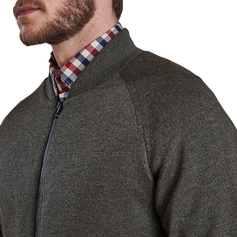 Barbour Becket Zip Through Jacket in Gray, Men’s Size XL, 100% Wool, Fully Lined